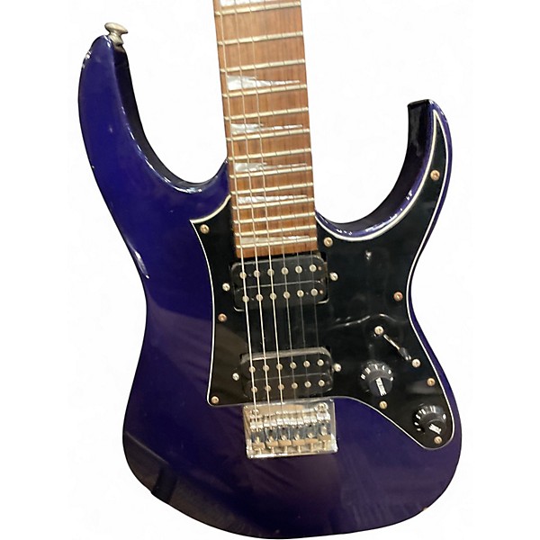 Used Ibanez mikro GRGM21 PURPLE Solid Body Electric Guitar