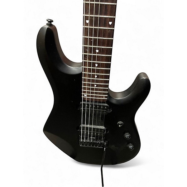 Used Sterling by Music Man John Petrucci JP157 7 String Black Solid Body Electric Guitar
