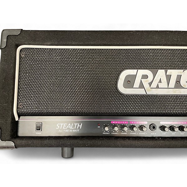 Used Crate Stealth 50 Watt Tube Guitar Amp Head