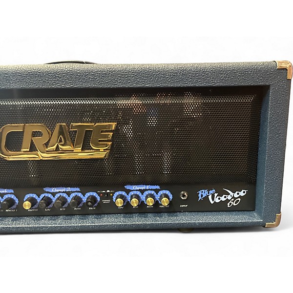 Used Crate Blue Voodoo 60 Tube Guitar Amp Head