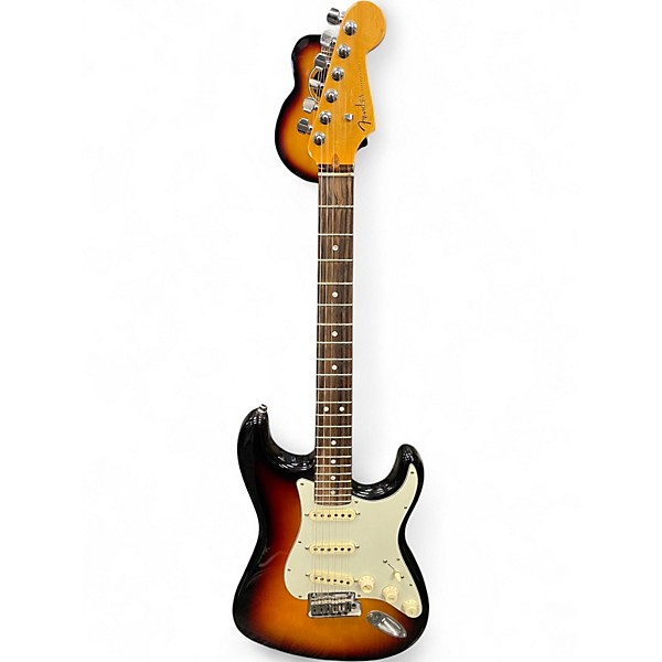 Used Fender American Ultra Stratocaster 3 Color Sunburst Solid Body Electric Guitar