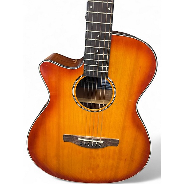 Used Ibanez AEG58L-VVH Violin Burst Acoustic Guitar