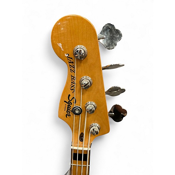 Used Squier Classic Vibe 70s Jazz Bass Black Electric Bass Guitar
