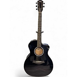 Used Taylor 214CE Deluxe Black Acoustic Electric Guitar