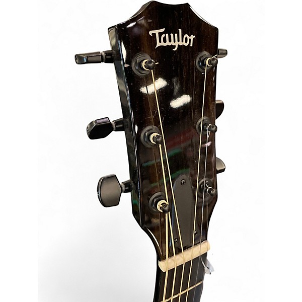 Used Taylor 214CE Deluxe Black Acoustic Electric Guitar