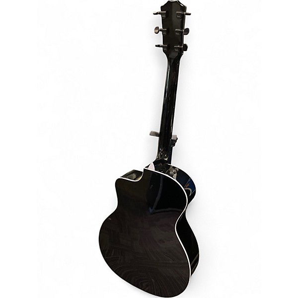 Used Taylor 214CE Deluxe Black Acoustic Electric Guitar