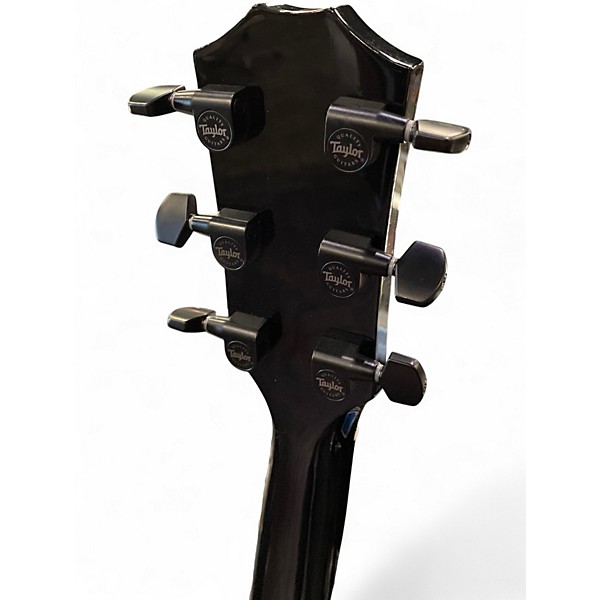 Used Taylor 214CE Deluxe Black Acoustic Electric Guitar