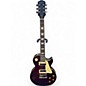 Used 2011 Epiphone Les Paul Traditional Pro Wine Red Solid Body Electric Guitar thumbnail