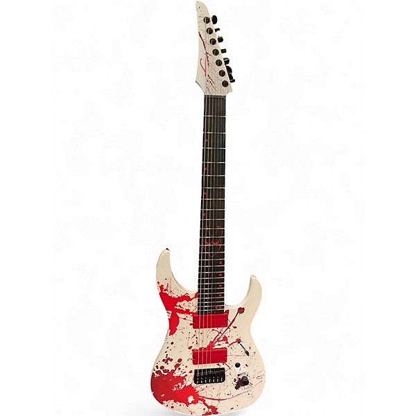 Used Legator N7 Slaughter Series White Solid Body Electric Guitar