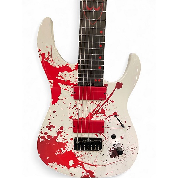 Used Legator N7 Slaughter Series White Solid Body Electric Guitar