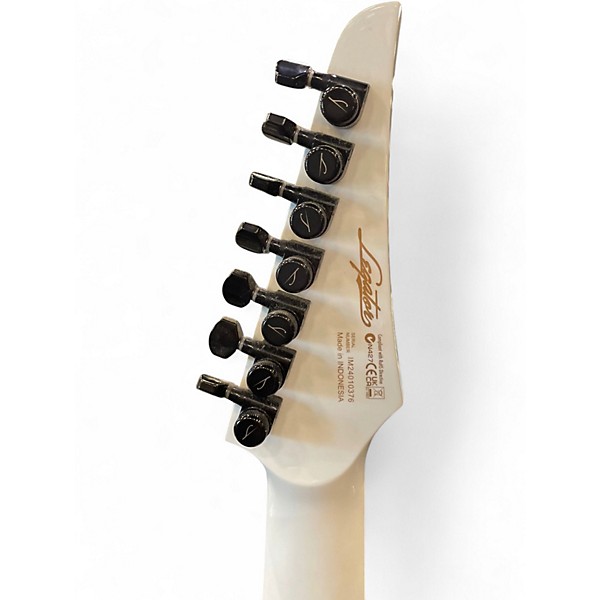 Used Legator N7 Slaughter Series White Solid Body Electric Guitar