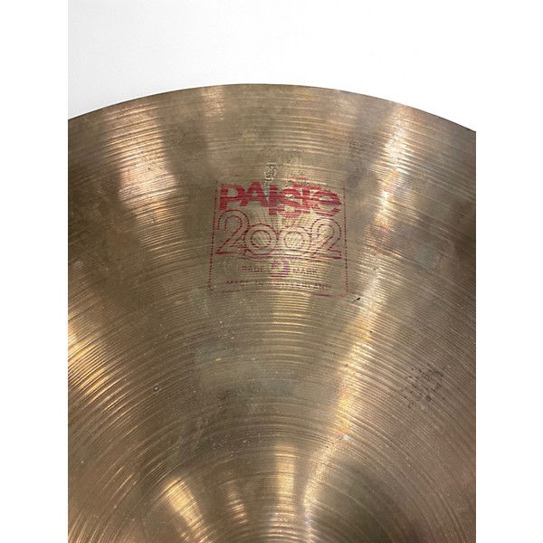 Used Paiste 16in 2002 Crash Cymbal