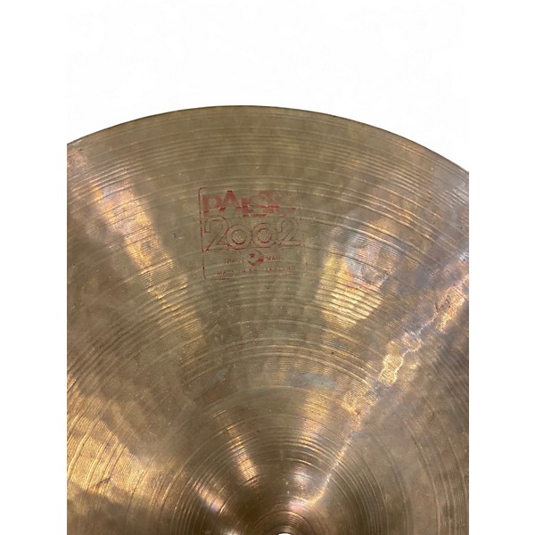 Used Paiste 17in 2002 Crash Cymbal
