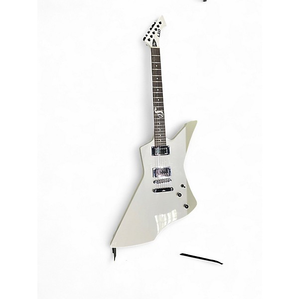 Used ESP LTD James Hetfield Snakebyte SNOW WHITE Solid Body Electric Guitar
