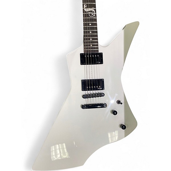 Used ESP LTD James Hetfield Snakebyte SNOW WHITE Solid Body Electric Guitar