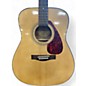 Used 2008 Yamaha F325 Natural Acoustic Guitar
