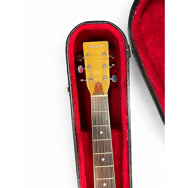 Used Penco 6 String Acoustic Natural Acoustic Guitar