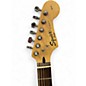 Used Squier Standard Stratocaster Black and White Solid Body Electric Guitar