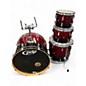 Used PDP by DW 4 Piece Concept Series Red Sparkle Fade  Drum Kit thumbnail