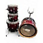 Used PDP by DW 4 Piece Concept Series Red Sparkle Fade  Drum Kit