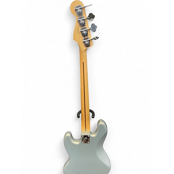 Used 2020 Fender Player Jazz Bass Silver Electric Bass Guitar