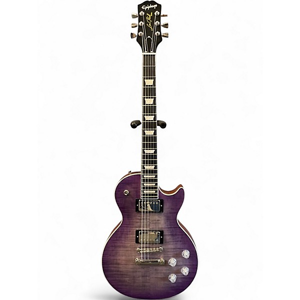 Used Epiphone Les Paul Modern Figured Purple Burst Solid Body Electric Guitar