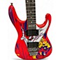 Used Ibanez 20TH ANNIVERSARY JS20S RED SILVER SURFER GRAPHIC Solid Body Electric Guitar