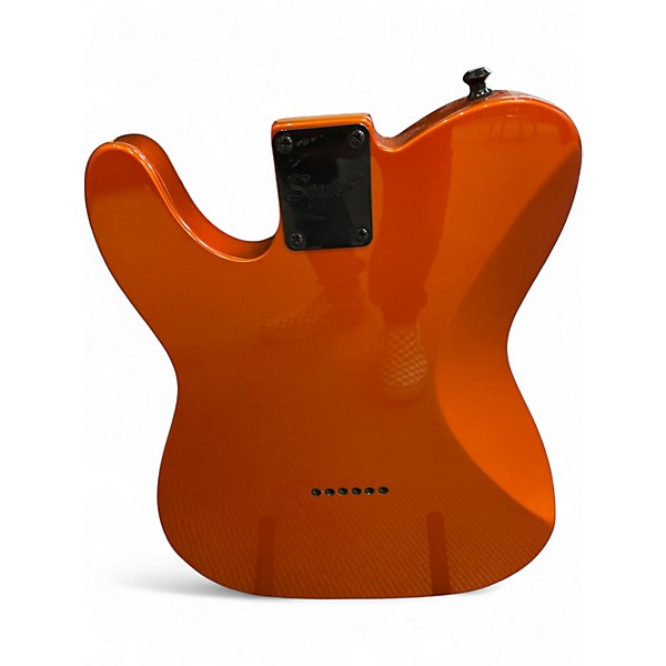 Used Squier Affinity Telecaster Metallic Orange Solid Body Electric Guitar