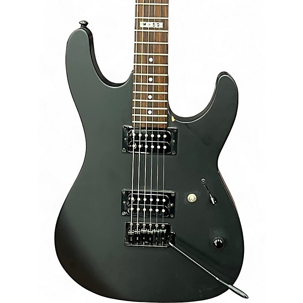Used ESP LTD M50 Satin Black Solid Body Electric Guitar