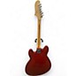 Used Squier Affinity Series Starcaster Red Hollow Body Electric Guitar