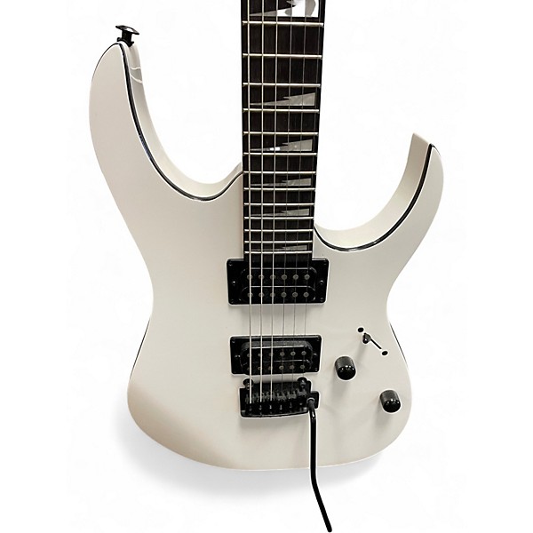Used Ibanez Grg120EX Alpine White Solid Body Electric Guitar