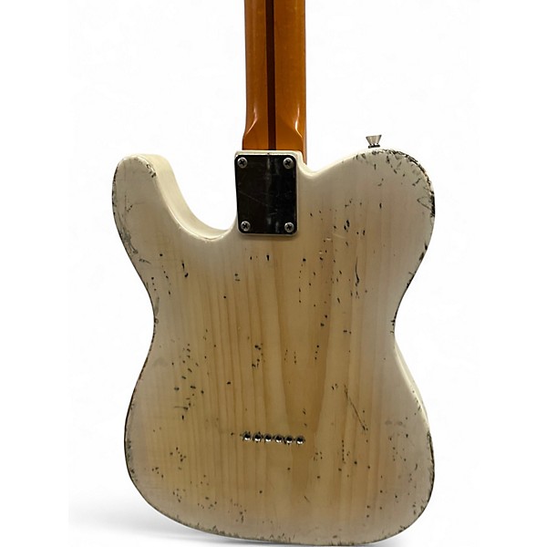 Used Mjt VTT Tele Aged Aged White Solid Body Electric Guitar