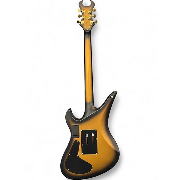 Used Schecter Guitar Research Synyster Gates Signature Custom S Satin Gold Burst Solid Body Electric Guitar