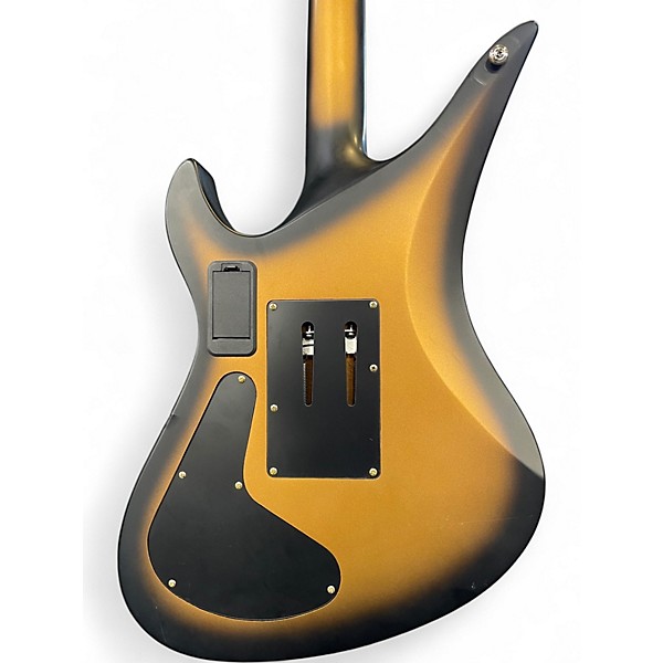 Used Schecter Guitar Research Synyster Gates Signature Custom S Satin Gold Burst Solid Body Electric Guitar