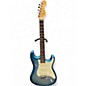 Used Fender American Elite Stratocaster Blue Burst Solid Body Electric Guitar thumbnail