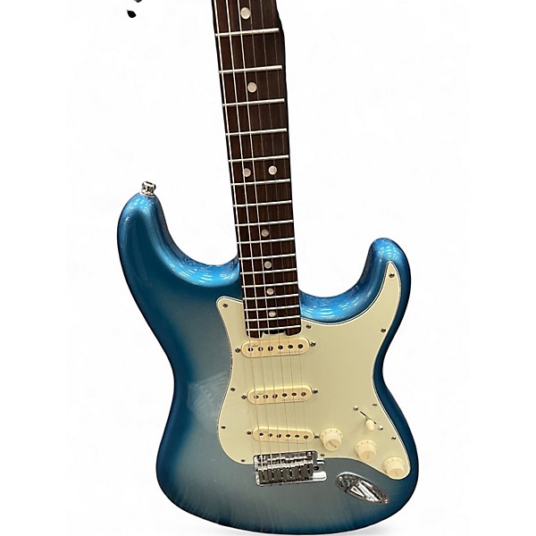 Used Fender American Elite Stratocaster Blue Burst Solid Body Electric Guitar