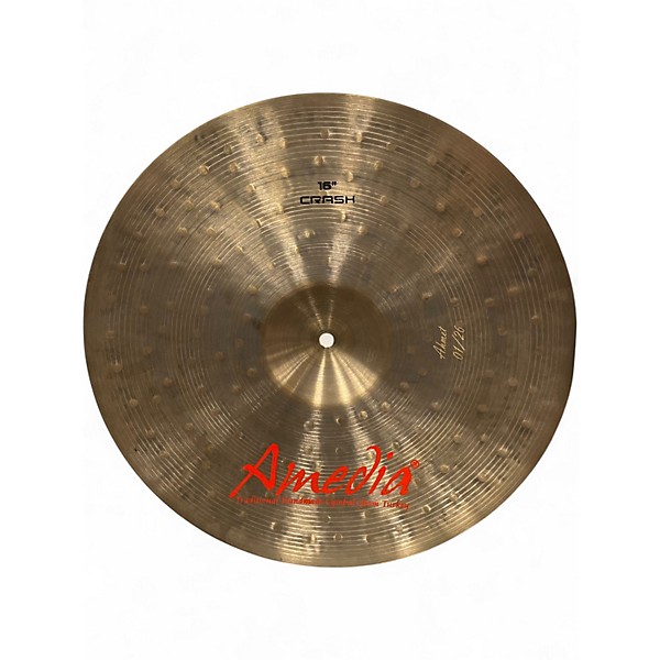 Used Amedia 16in Hammered Crash 800g Cymbal