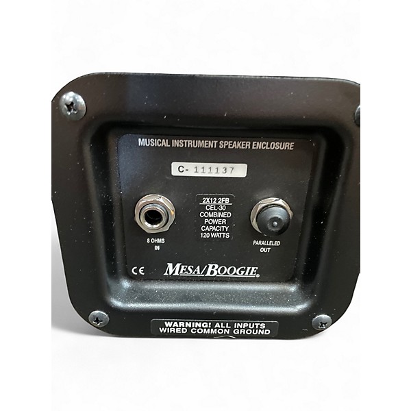 Used MESA/Boogie Rectifier 2x12 120w Vertical-Cocoa Bronco Tolex Guitar Cabinet