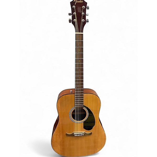 Used Fender Fa125 Natural Acoustic Guitar