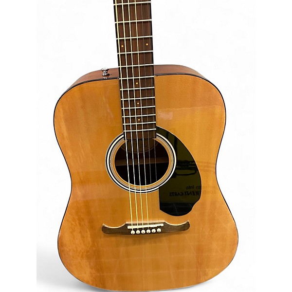 Used Fender Fa125 Natural Acoustic Guitar