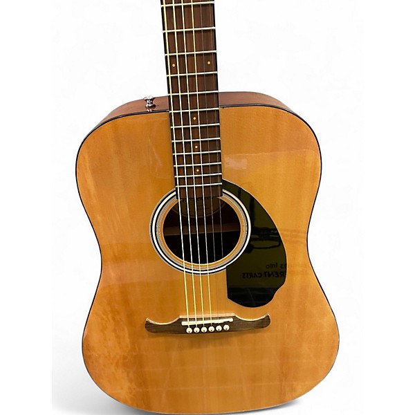 Used Fender Fa125 Natural Acoustic Guitar