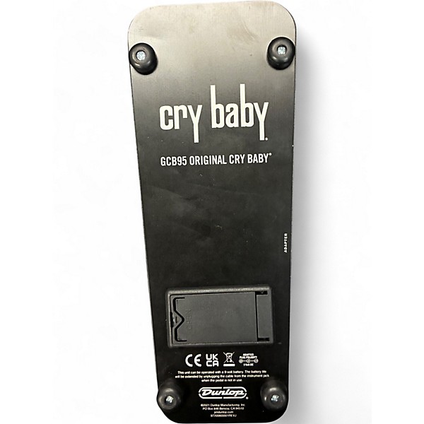 Used Dunlop GCB95 Original Crybaby Wah Effect Pedal