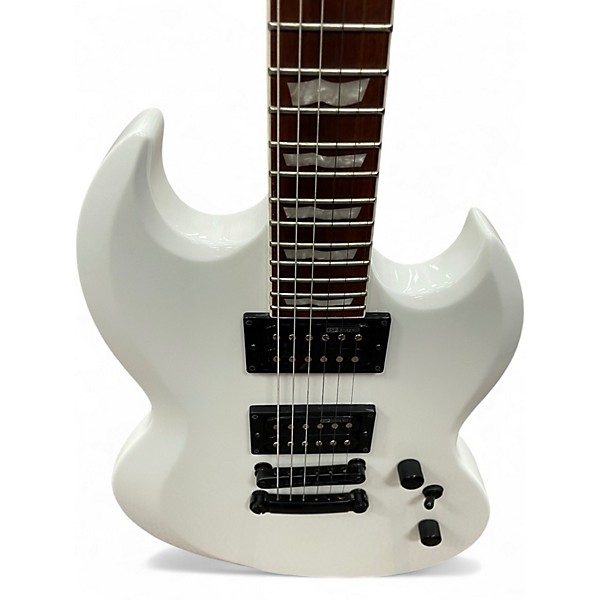 Used ESP LTD Viper 256 White Solid Body Electric Guitar