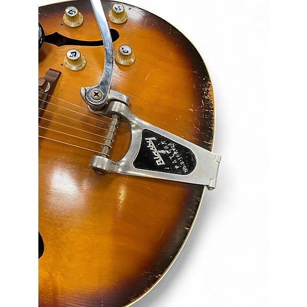 Vintage 1960s Guild x175 Sunburst Hollow Body Electric Guitar