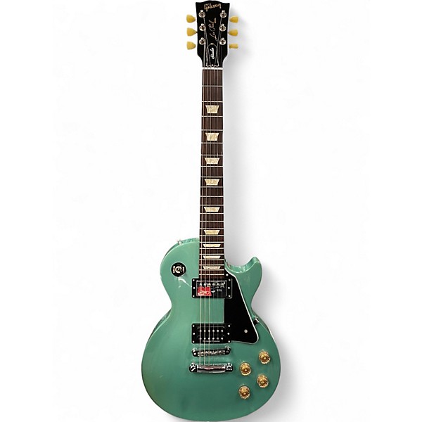 Used 2012 Gibson Les Paul Studio Turquoise Solid Body Electric Guitar