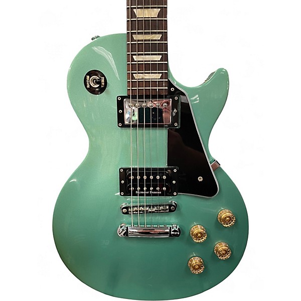 Used 2012 Gibson Les Paul Studio Turquoise Solid Body Electric Guitar