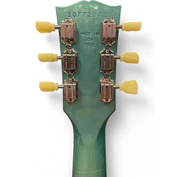 Used 2012 Gibson Les Paul Studio Turquoise Solid Body Electric Guitar