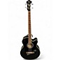 Used Ibanez AEB5E Black Acoustic Bass Guitar thumbnail