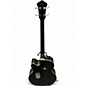 Used Ibanez AEB5E Black Acoustic Bass Guitar