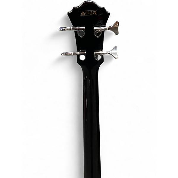 Used Ibanez AEB5E Black Acoustic Bass Guitar
